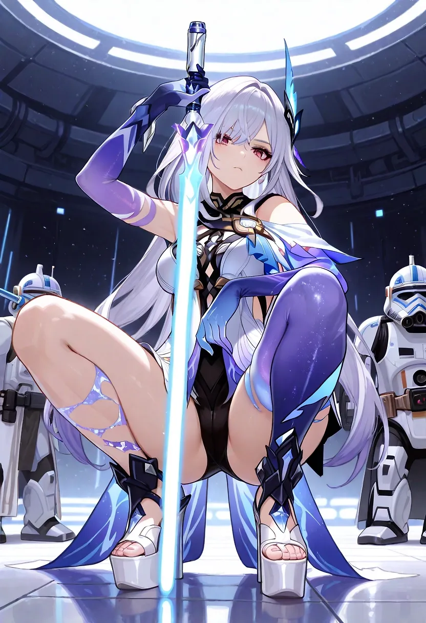 AI art "Genshin meets SW"