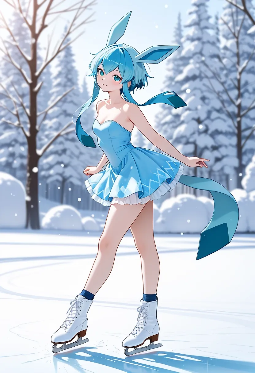 AI art "Glaceon"