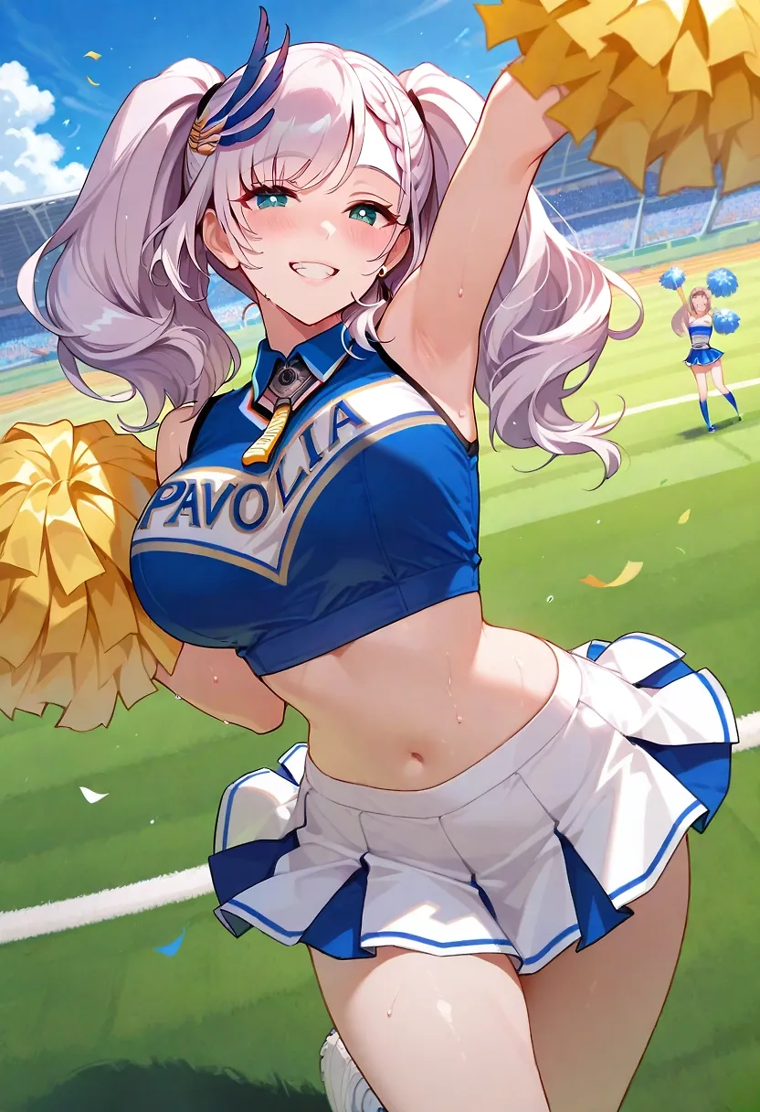 AI art "Cheerleader Reine"