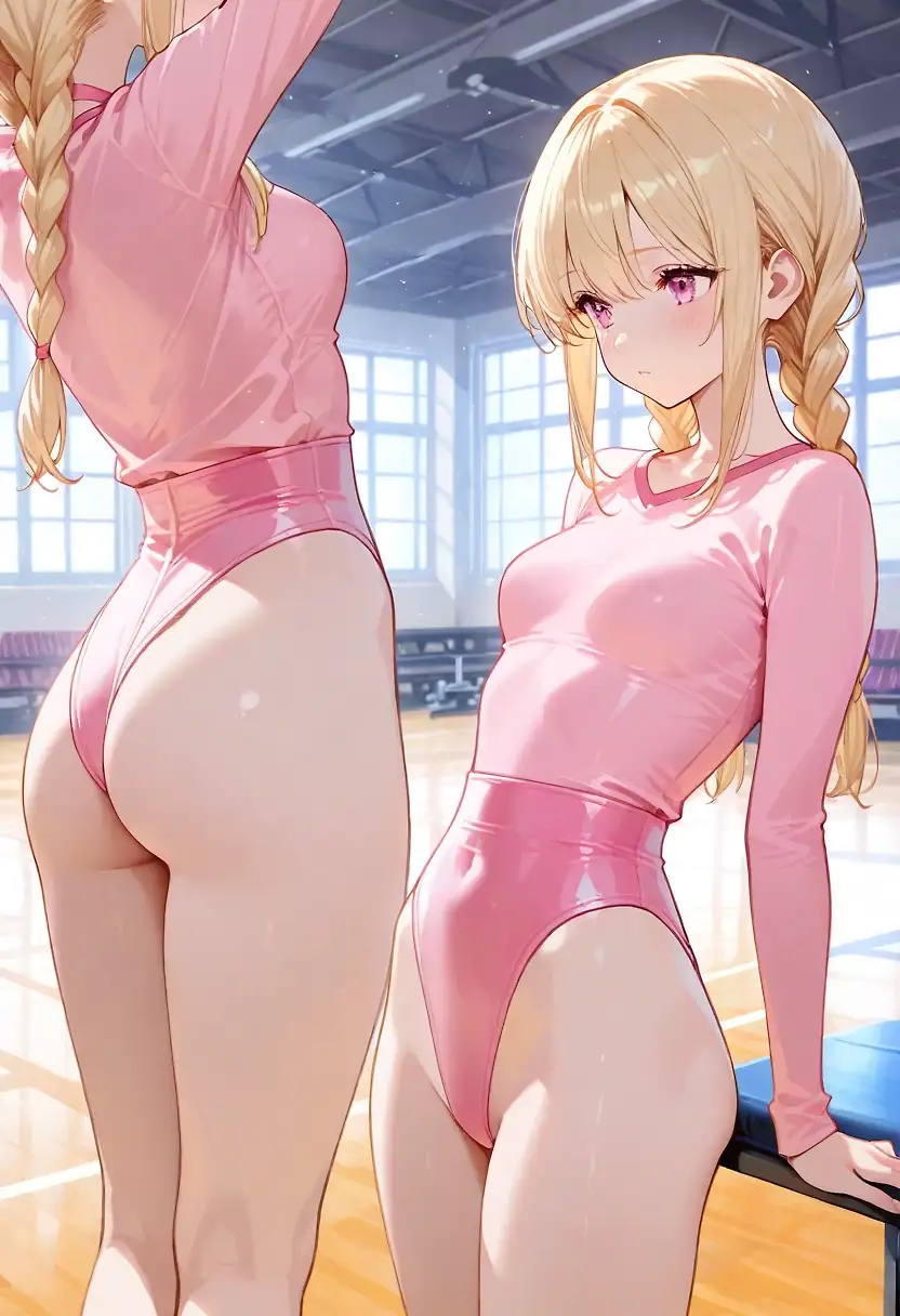 AI art "Bubblegum Gymnast"