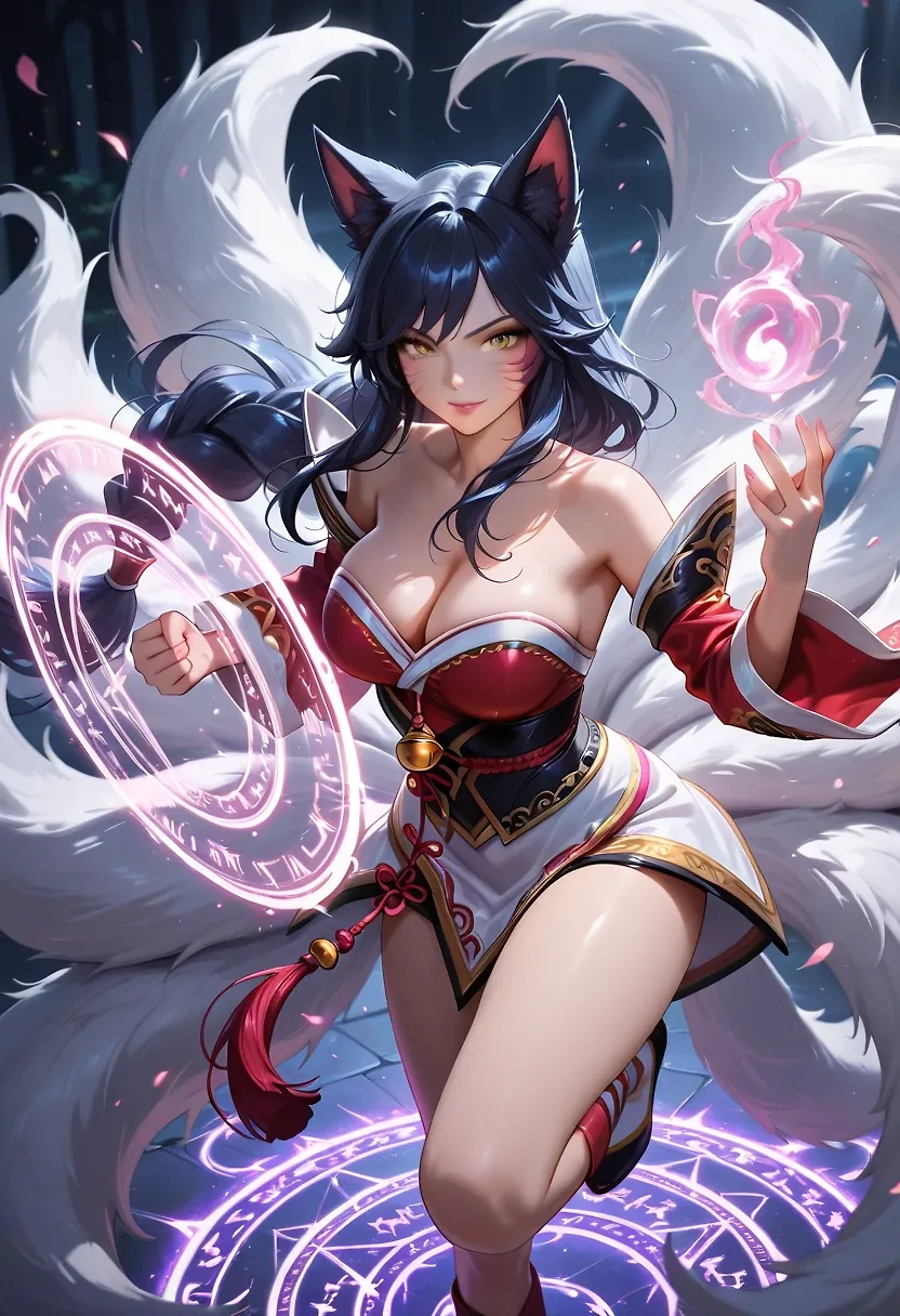 AI art "LoL heroines"