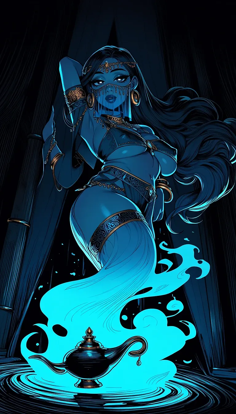 Genie from the lamp