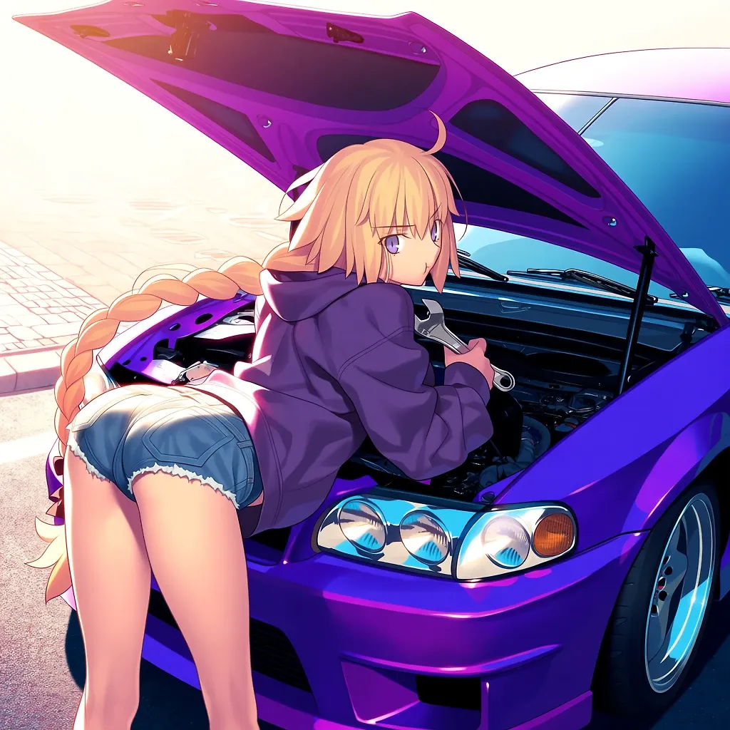 AI art "Car Girls🔥"