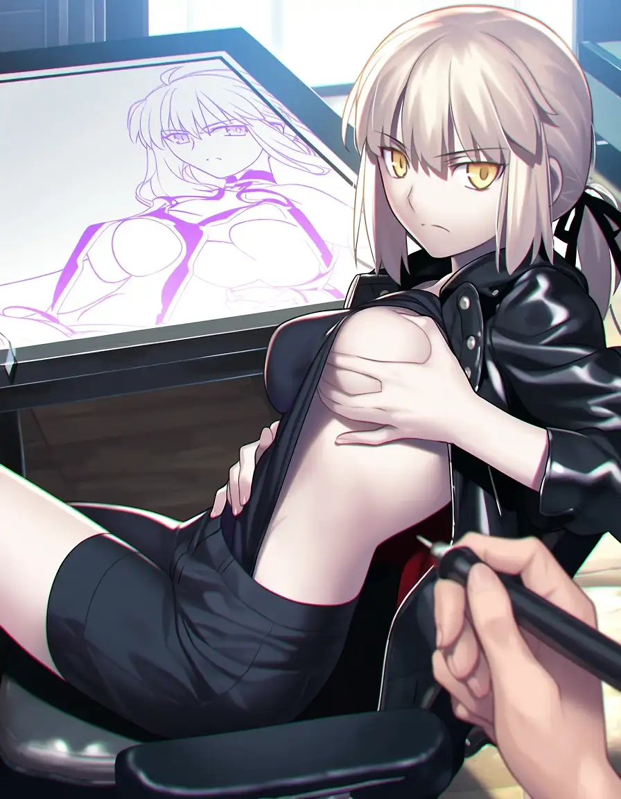 Saber Alter's First Tattoo