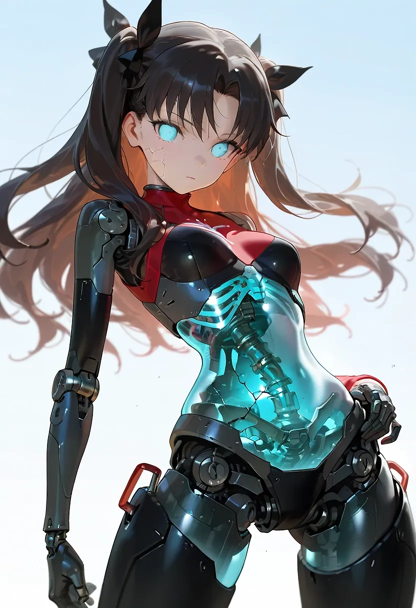 Weird boner for Tohsaka Rin, but a boner nonetheless. ROBO-RIN