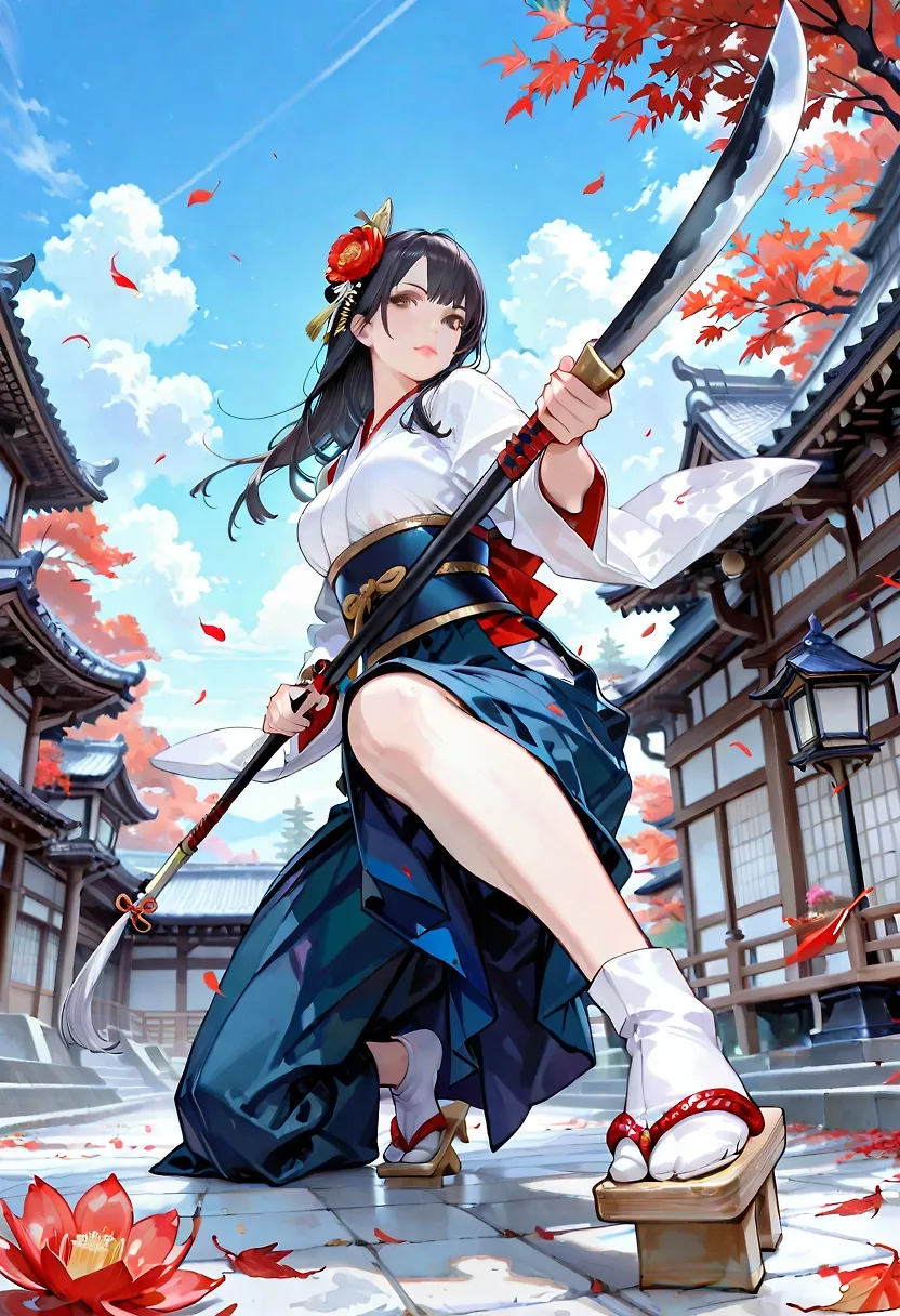 AI art "Samurai women"