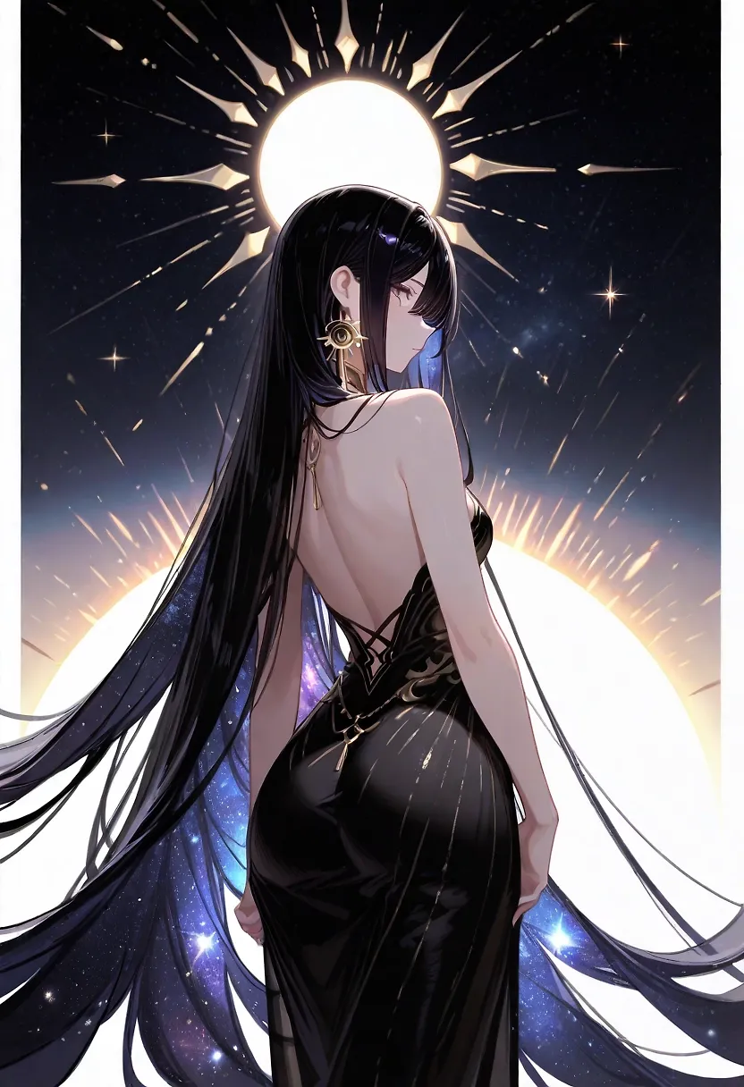 AI art "The Idea of the Girl with the a Galaxy in her Hair Part 3" with user description "Please Look for Part 1 and 2 frist.
That little change lead me up to this 🤯 i was simply speechless there was no option to stop here anymore. So i keept going the result was not a girl anymore it was... A goddess! I was really confused from the results and there was only one question in my mind... How? I searched on Google for a galactic Goddess and what i found a Goddess that was called the Godmother and Goddess of the Heaven. The name of the Goddess was Hera and she will bear this from now on."