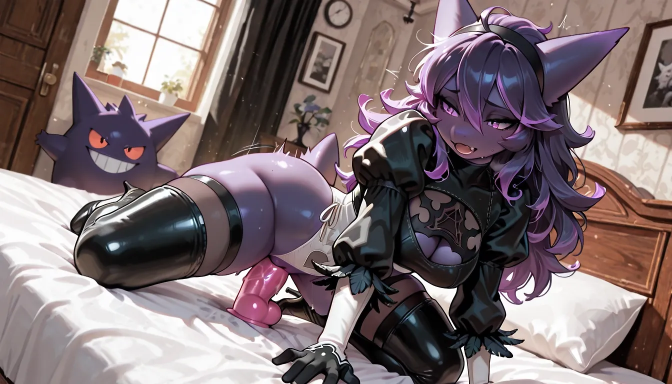 Vesper on bed