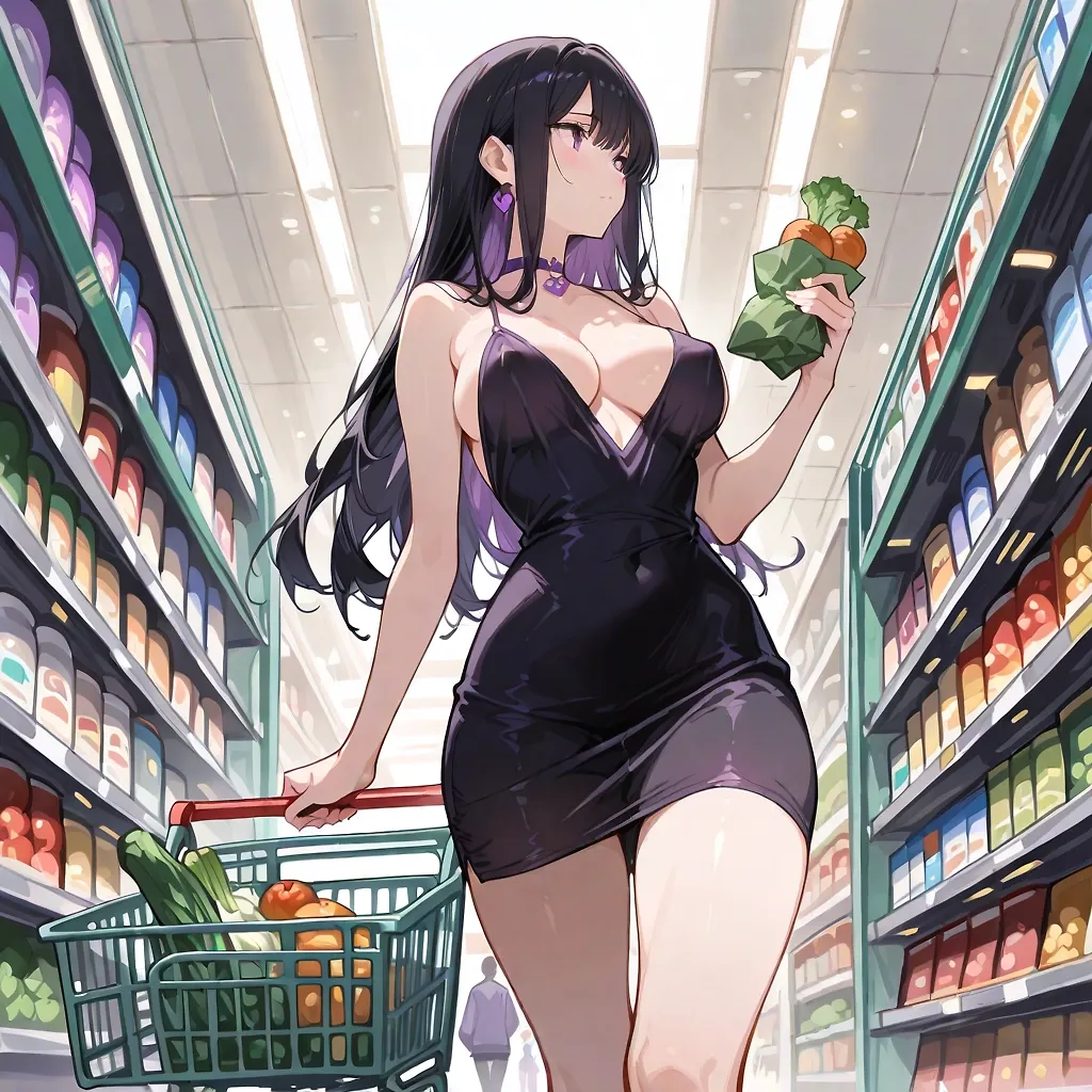 AI art "Earlier that day..." with user description "🥬+🥒+🍅+🍞+= 🥪
💜 —> 💖"