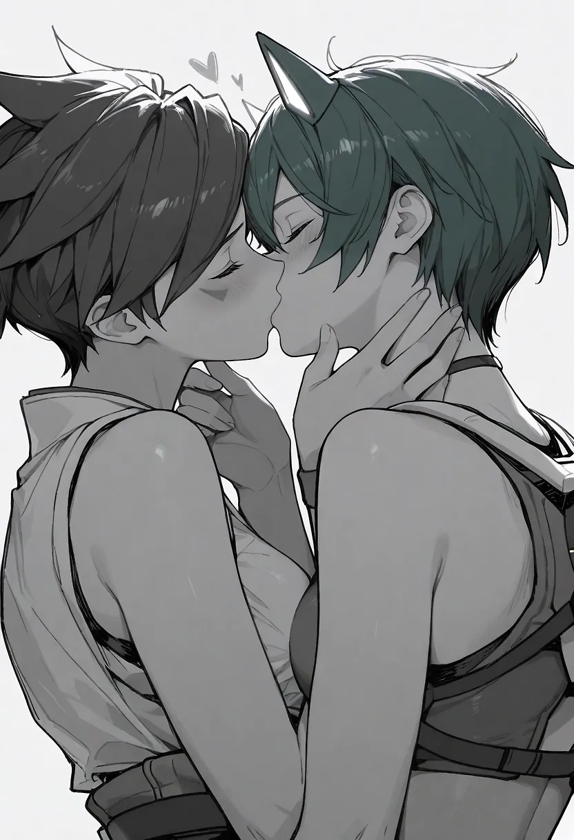 Kiriko and Tracer having an intimate moment