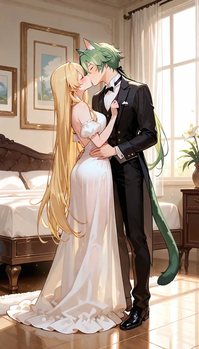 AI art "Eldest Son fell for a guest."