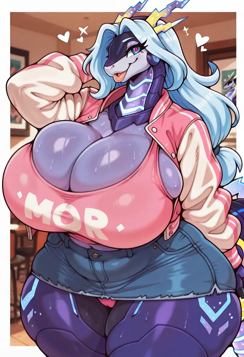 AI art "Dressin miraidon"