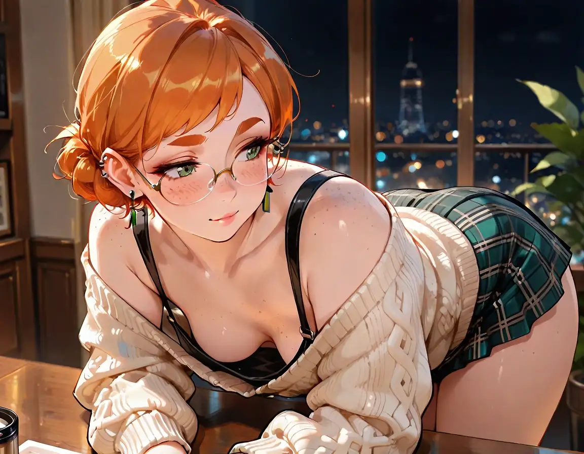 AI art "Chubby Ginger Sasha 2"