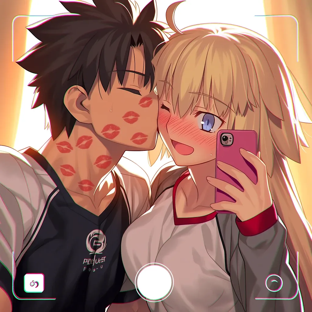 AI art "💋📸"