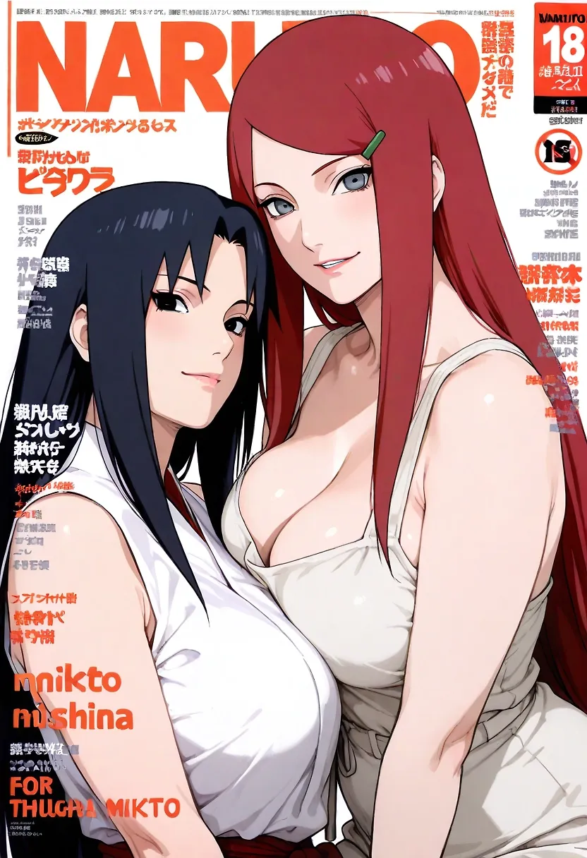 Kushina and Mikoto magazine