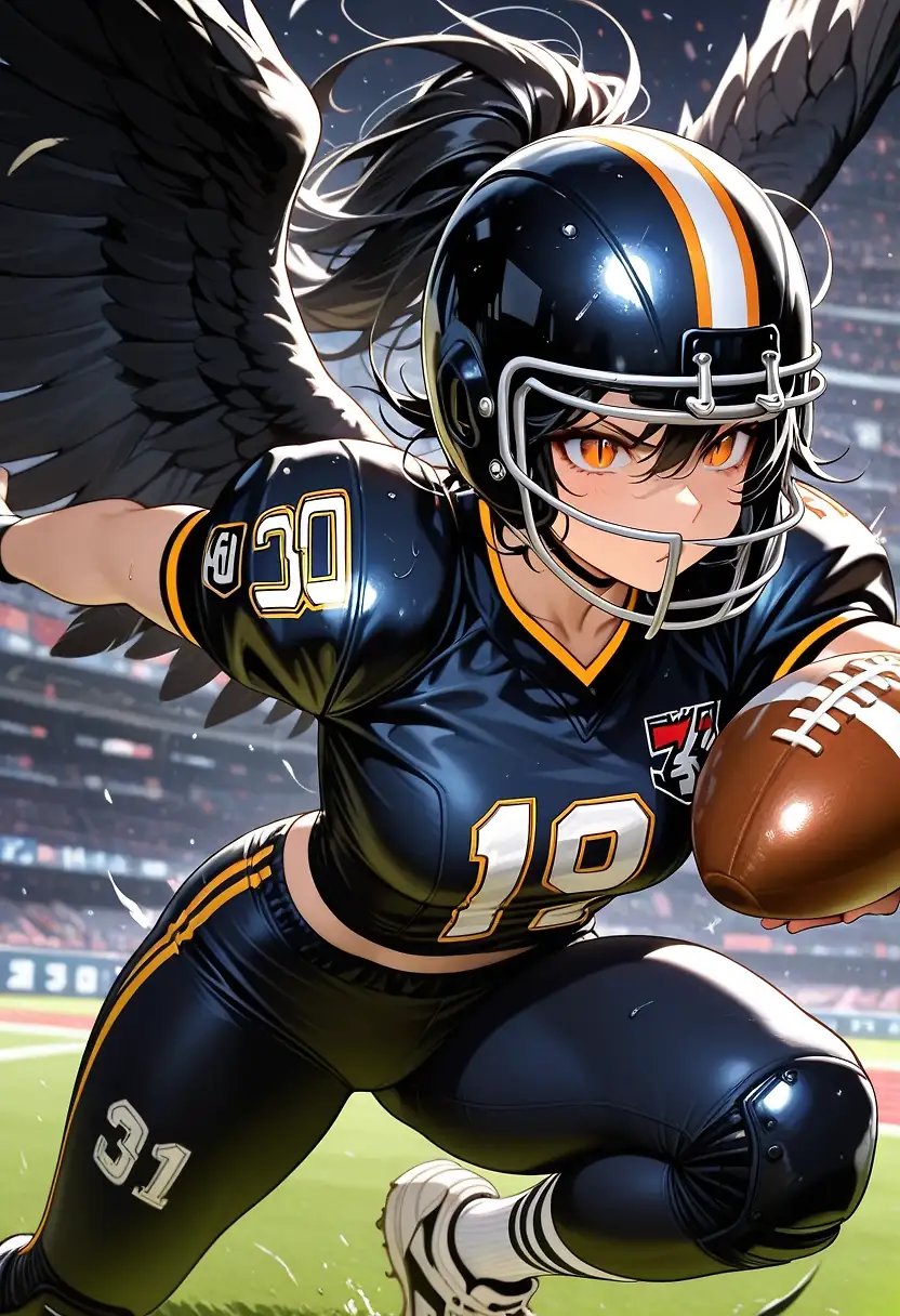 AI art 'Sporty Monster Girls' with user description 'The monster girl sports league, hmm?  Do all these anatomical extras give them better skills?  

There some returning girls here and a few new ones to enjoy.'