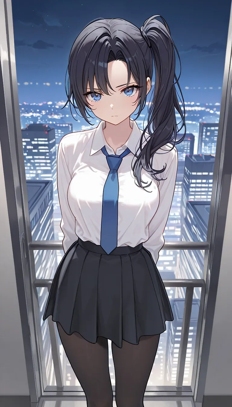 Blue tie