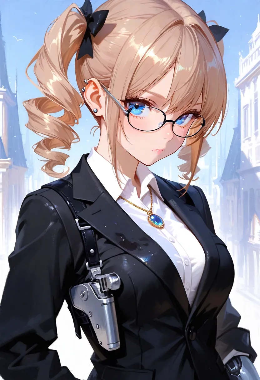 AI art "Her outfit for her new job at homicide?" with user description "I tryed a littel around but it doesn't feel right..."