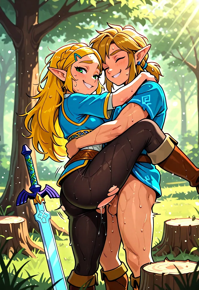 AI art "Assorted Zelda Stuff" with user description "Some of it is actually kind of romantic 🤷🏻"