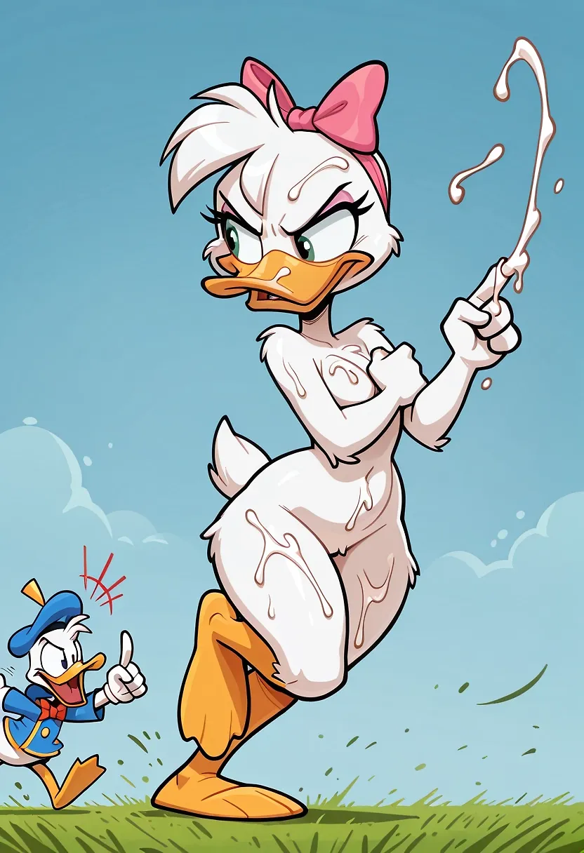 Daisy Pisses off Donald With Goofy