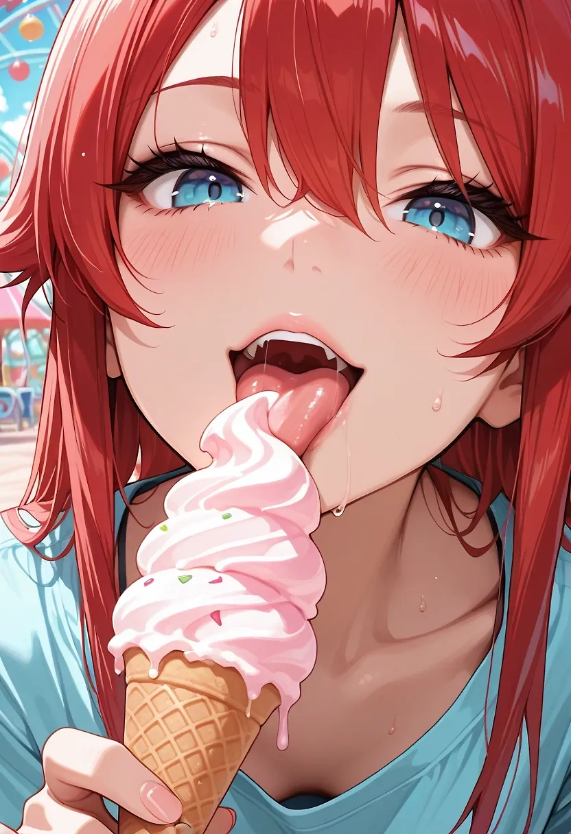 AI art "Close Up Collection" with user description "Pretty bold for someone in kissing distance.  😘"