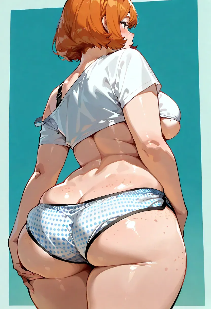 Chubby Ginger Sasha Butt Stuff