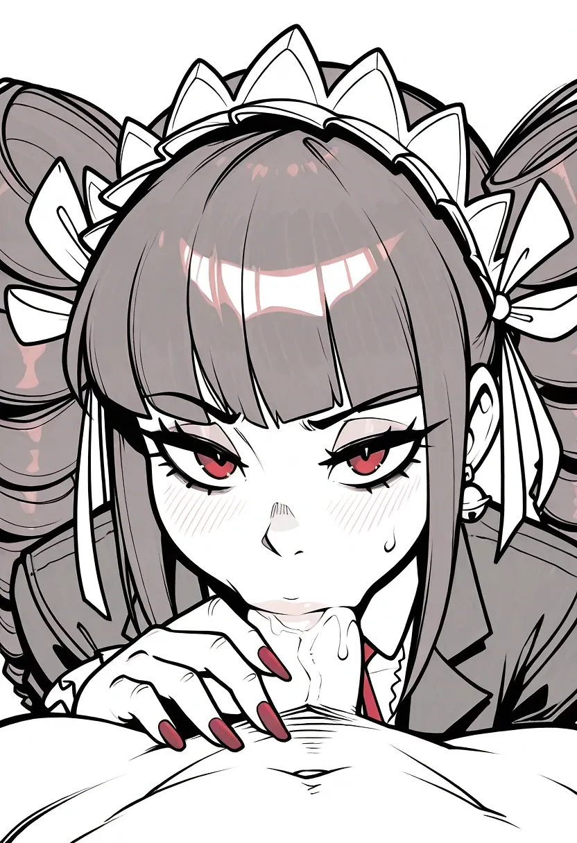 AI art "She lost a bet..." with user description "...to the luckiest boy"