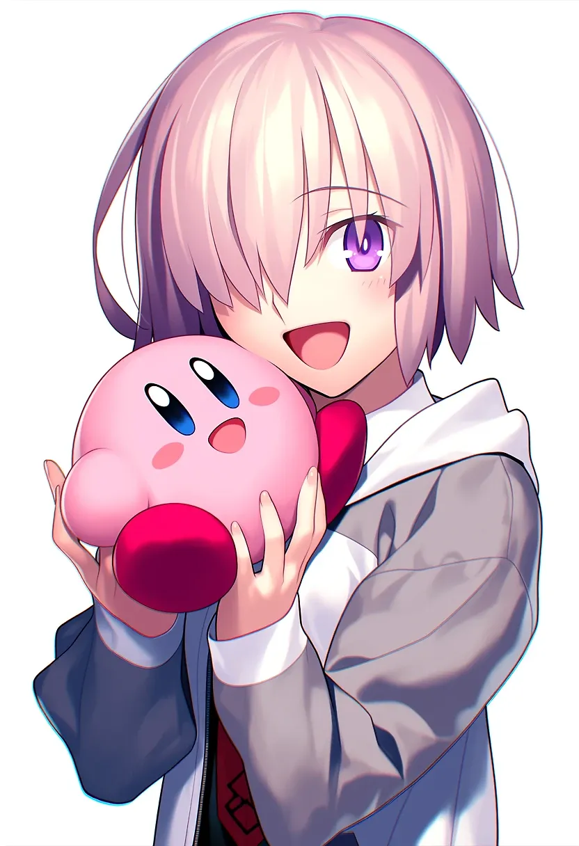 AI art "Mash x Kirby"