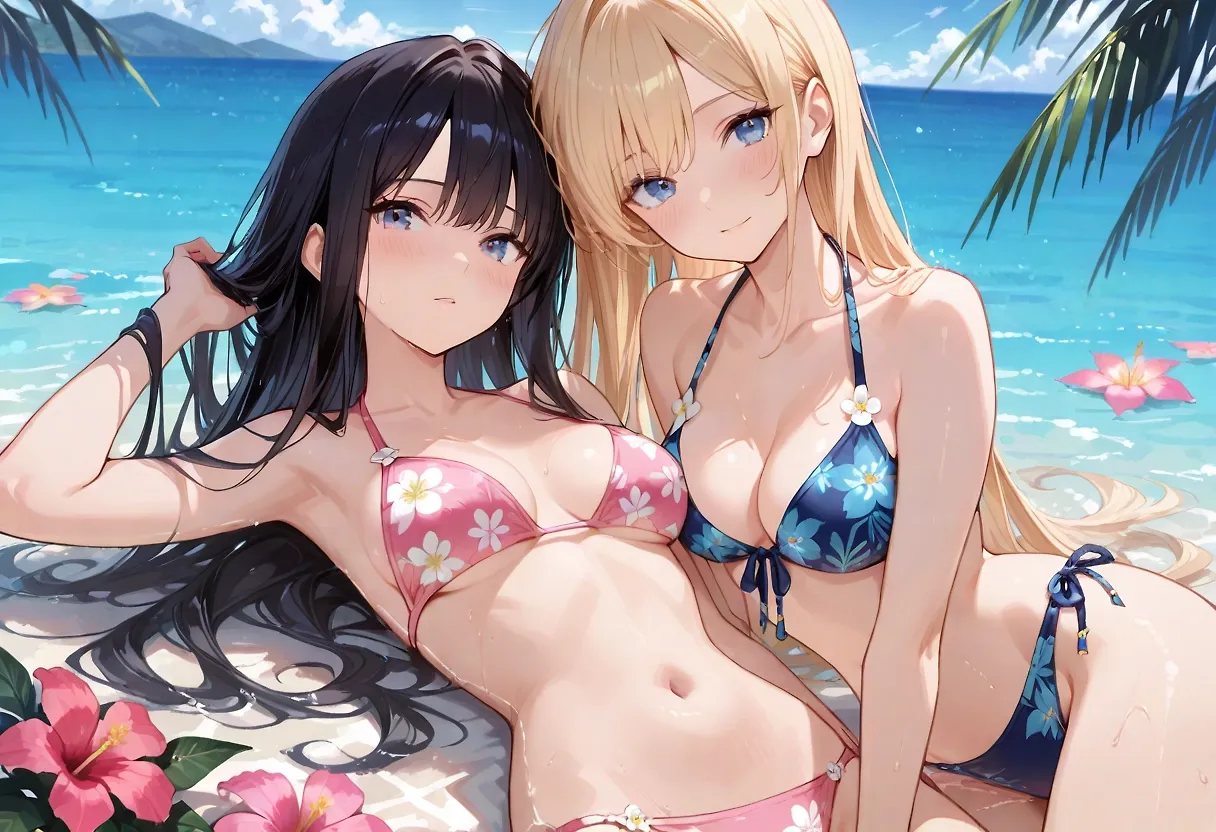 Girls on the beach