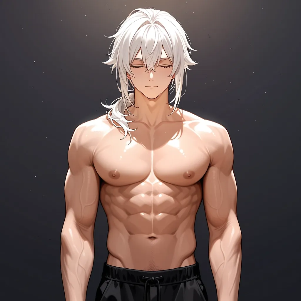 AI art with user description "here how i made your human form @freemanlac"