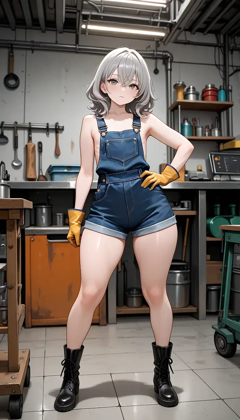 AI art 'Mechanic girl'