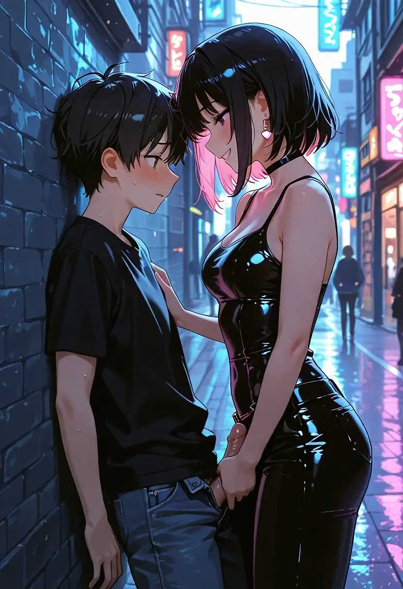 AI art "Onee-chan takes the lead"