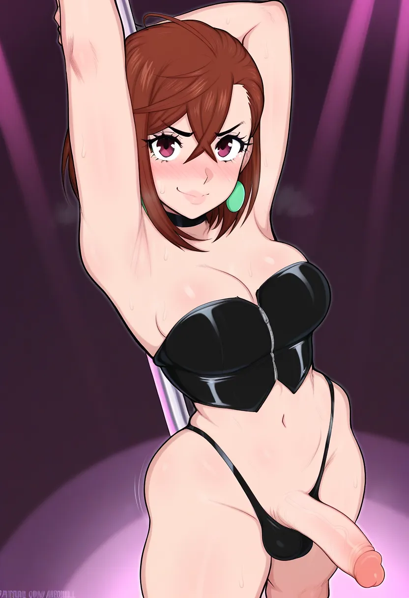 AI art "Ayase momo (futanari)"