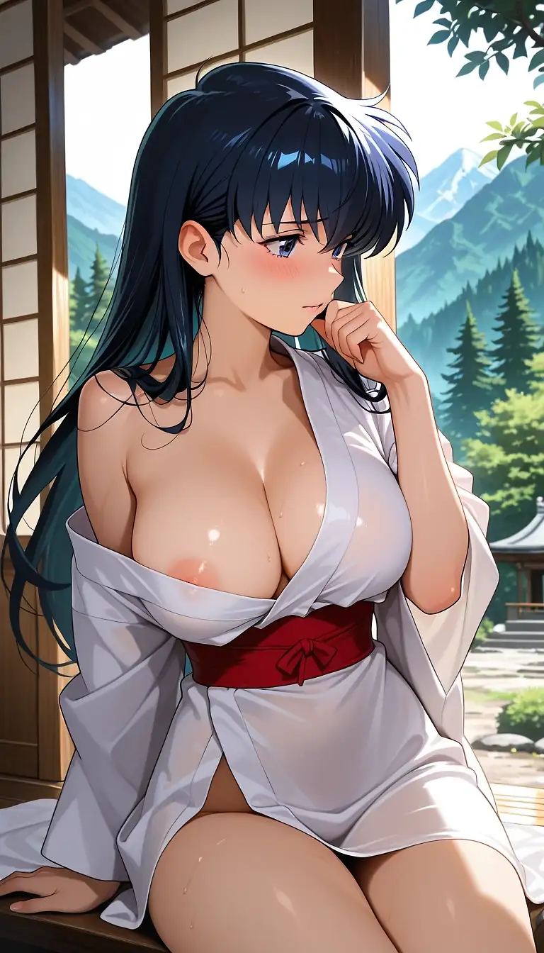 Kagome left with what to do with the space pirate ryouko