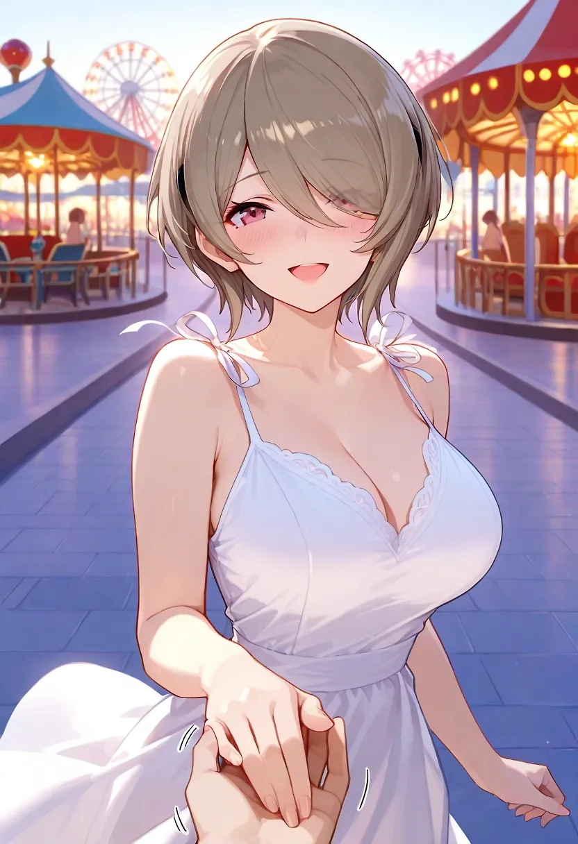 Amusement park date with Rita