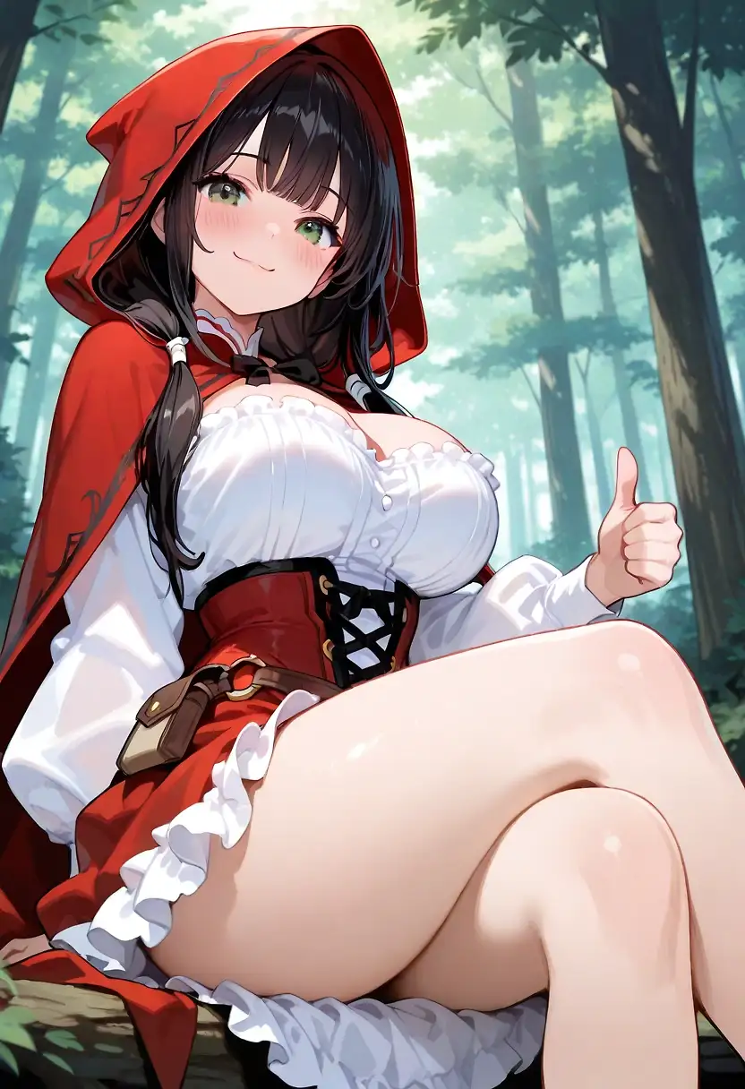 AI art 'Red hood 2'