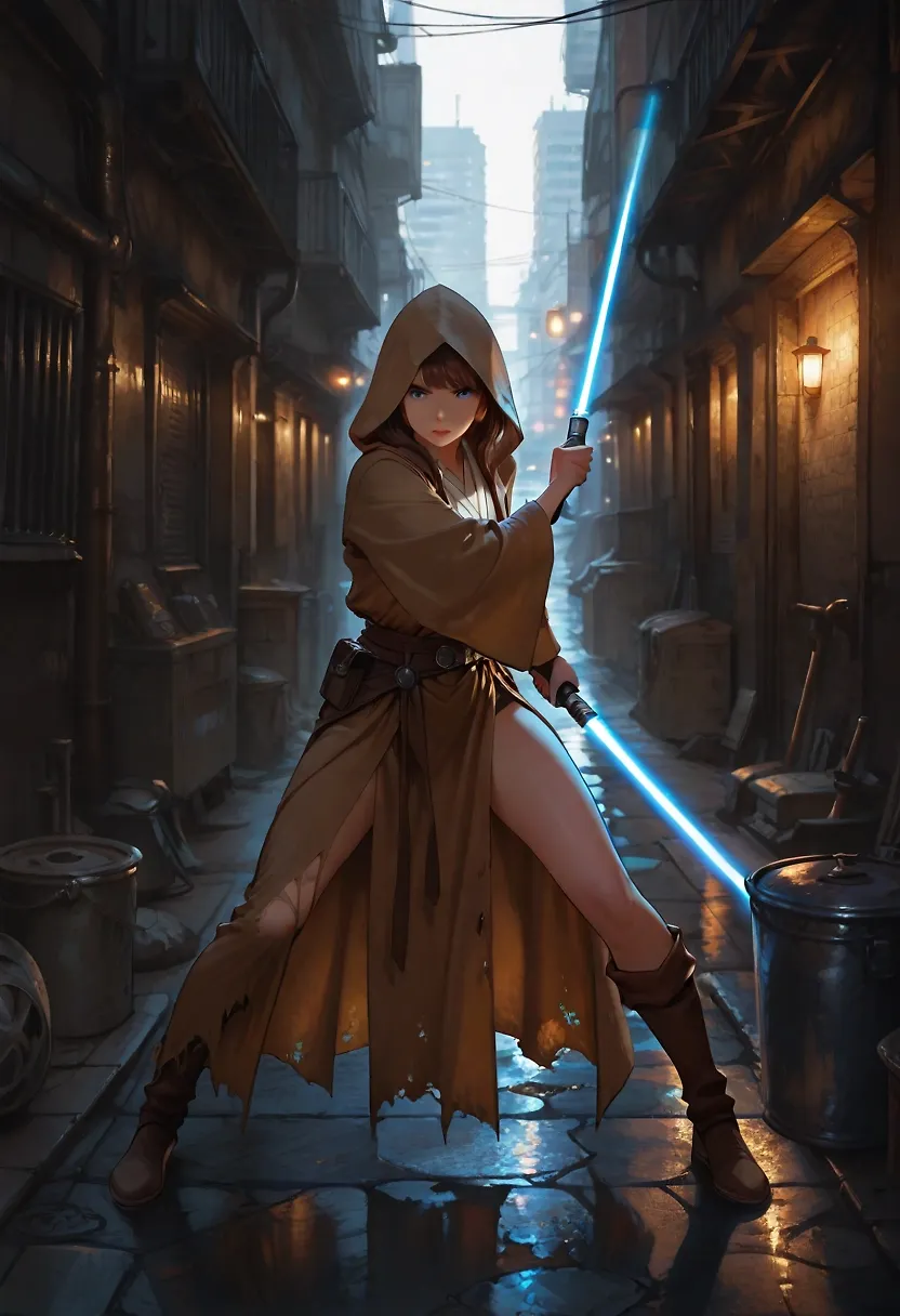 Jedi Ambushed in Alley