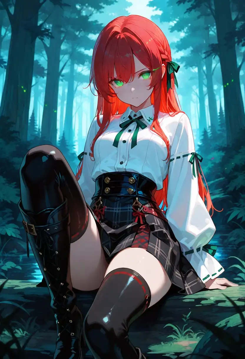 A witch hidden in the woods