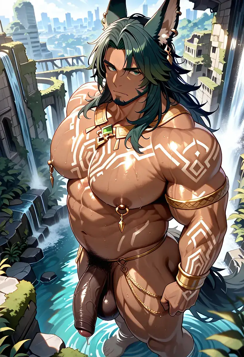 AI art "Bara Moment"