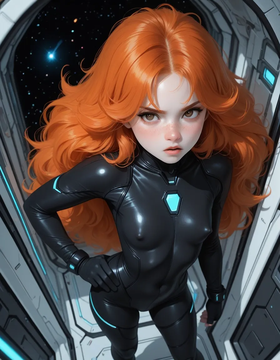 AI art "Covert Teleporter Malfunction" with user description ""Well it's supposed to be a stealth mission so what difference does it really make? Just don't get seen and go get those files!""