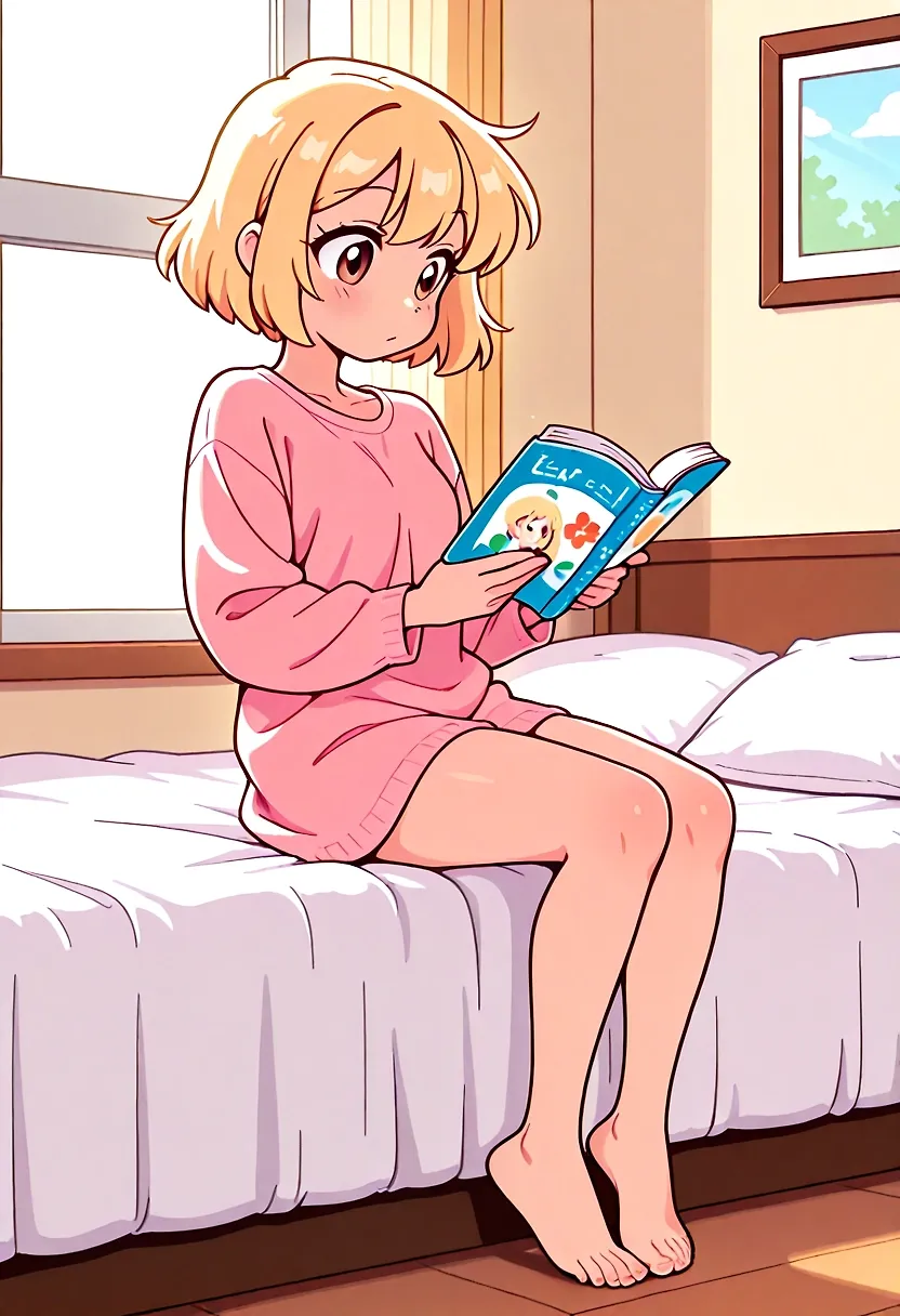 the blonde girl