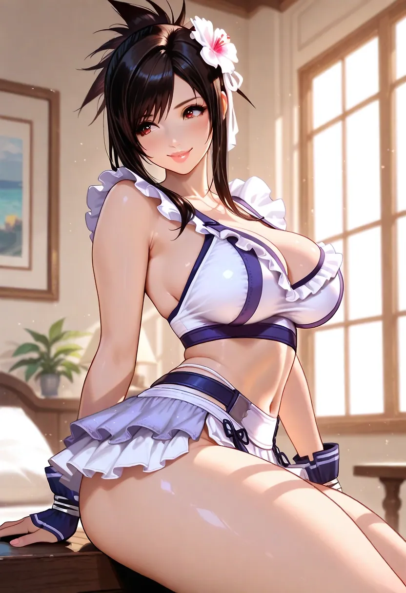 Beach day with Tifa