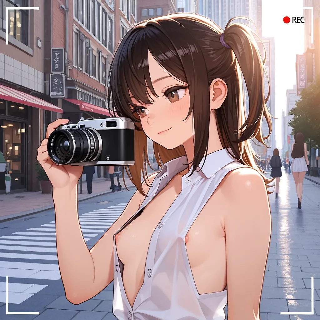AI art "In front of the camera"