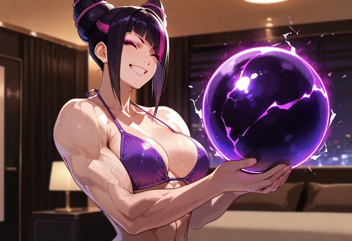 Han Juri, Chun Li & Cammy White using Menat’s new creation