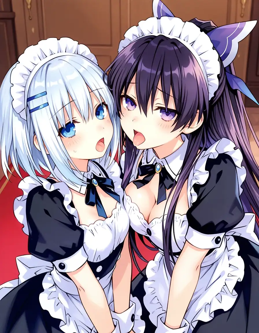 AI art "Date a live maid"