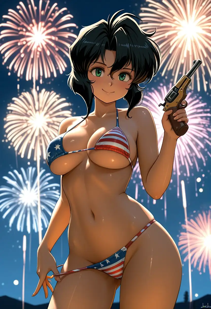 AI art 'Happy 4th from Rally Vincent'