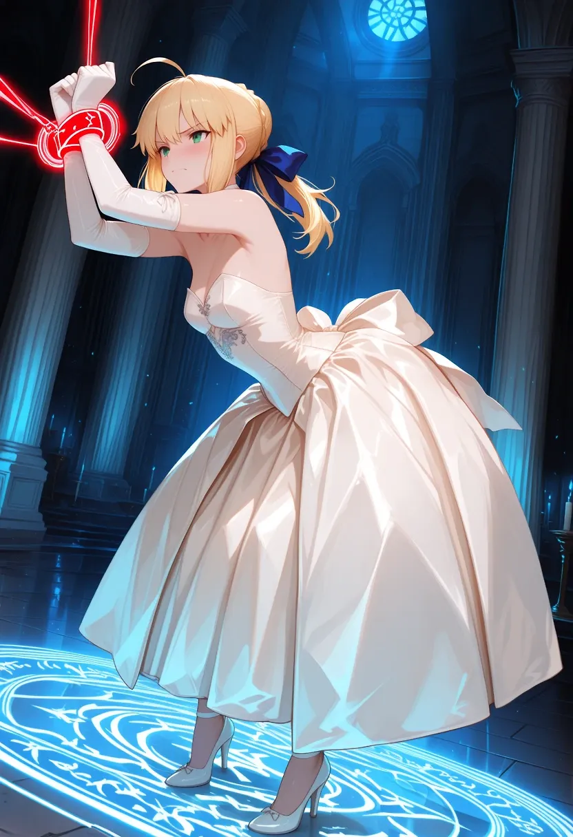 Artoria's little spanking lesson