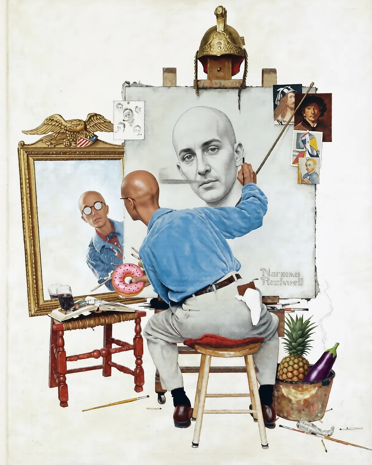 Parda's Triple Self-Portrait