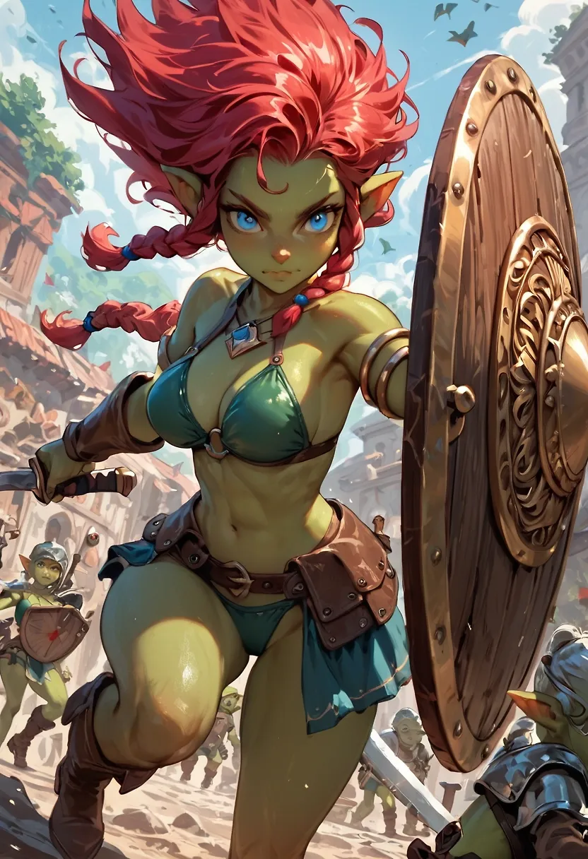 Red M goblin