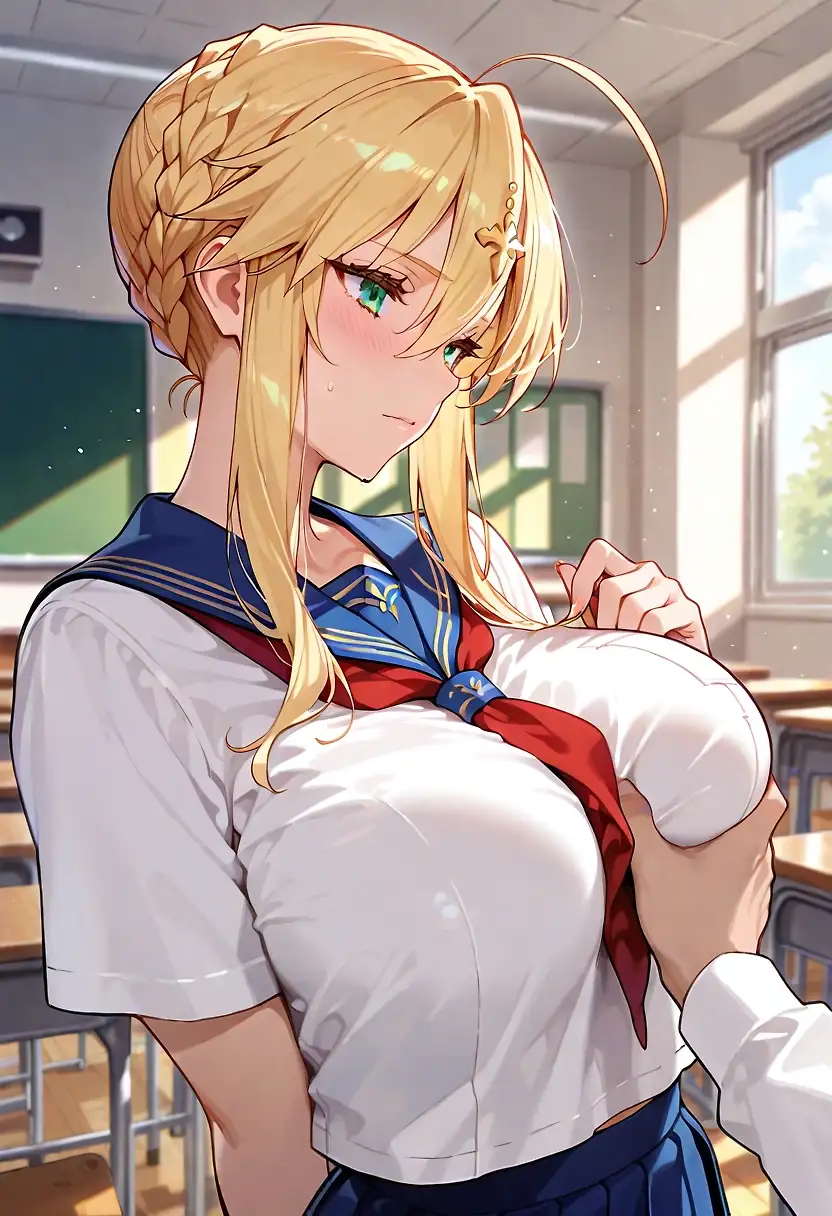 AI art "Days in school"